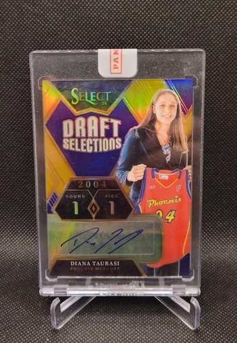 2024 Panini Select WNBA Diana Taurasi Gold Prizm Auto /10 Draft Selections