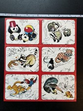 Vintage Panini Baby Zoo Animals Sticker Set