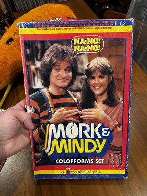 Vintage Complete MORK & MINDY Colorforms Play Set 1978 Robin Williams TV NOS