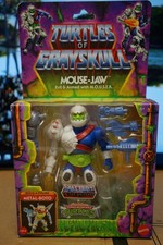 MOTU TMNT Turtles Of Grayskull Mouse-Jaw With Mouser Baf Metal-Boto Target NEW