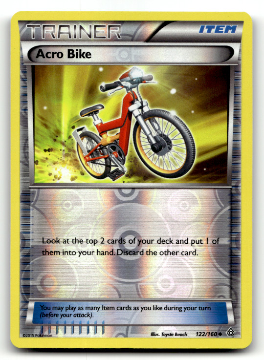 Acro Bike 122/160 Reverse Holo Uncommon XY - Primal Clash LP