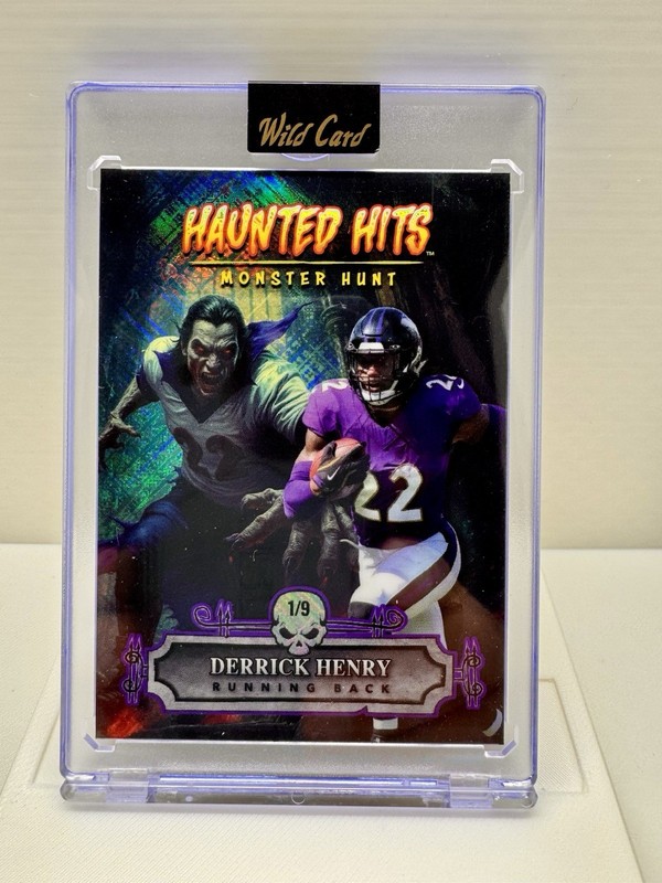 Wild Card 2025 Haunted Hits Jersey Derrick Henry #HHJVP-DH 1/9