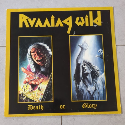 Running Wild    Death Or Glory  Vinyl LP   Noise Labels  GER  1989  OIS  VG/EX