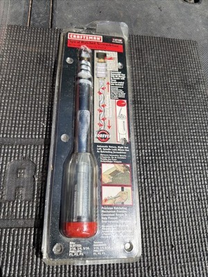 Sears Craftsman Nos Spiral Ratchet Screwdriver 47138 Germany Bits Included Minty