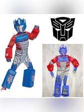 Transformer Optimus prime deluxe Halloween costume cosplay dress up 4-6