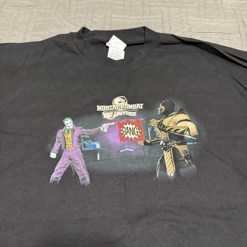 Camiseta Negra Vintage Mortal Kombat vs DC Universe Videojuego X-Large - Imagen 5 de 7