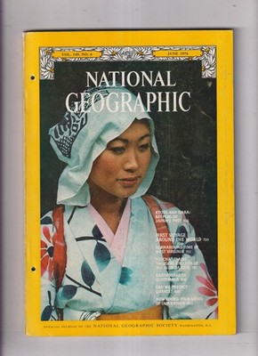 National Geographic June 1976 Kyoto and Nara, Voyage Around the World, West Virg