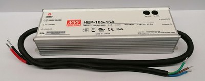 Mean Well HEP-185-15A LED Netzteil KSQ 185W 15V 11,5A CC+CV einstellbar IP65