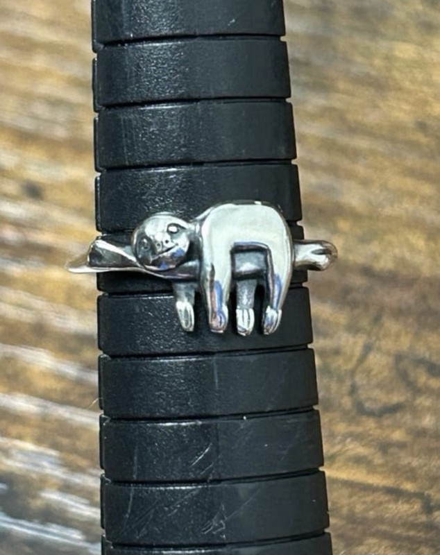 James Avery retired Size 7 sloth ring