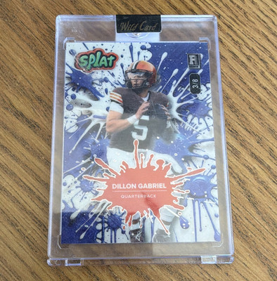 Wild Card 2025 Splat Dillon Gabriel Oregon Ducks Football RC Blue 8/8 SBBLU03-DG