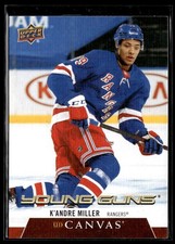 2020-21 Upper Deck Series 2 UD Canvas Young Guns #C235 K'Andre Miller Rookie RC