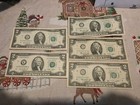 (3) 1976 (1) 2009(1) 2017 $2 Dollar Bill Lot Of 5  — photo 1