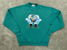 VTG Walt Disney World Sweatshirt Men's Large Epcot 2000 Mickey Hands - Made USA