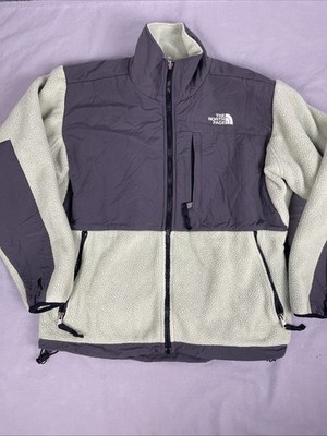 The North Face Jacket Womens Medium Green Gray Denali Polartec Fleece Zip