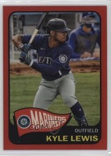 2021 Topps Chrome 1965 Redux Red Refractor Border /70 Kyle Lewis #TH65-1 k4s