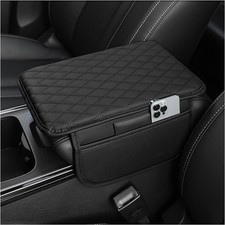 Upgraded Car Center Console Cover,Microfiber Leather Car Armrest Cover Cushion w