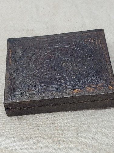 Bürgerkrieg Ära Daguerreotypie hübscher Gentleman mit Koteletten 1/9 Platte mit Etui - Bild 8 von 14