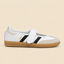 Adidas Samba Jane White Black Gum JR7436 GS Size New