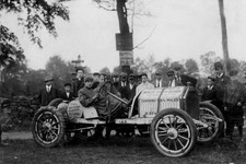 Buick 1910 Model 16 race car press photo Giant's Despair hillclimb winner