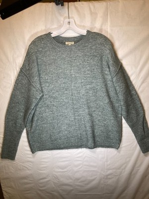 Legendary Outfitters Crewneck Green Sweater Women's Soft Cozy Small