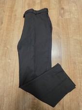 Marks And Spencer Mens Black Wool Rich Blend Trousers Waist 36 Leg 31 Used