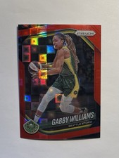 Gabby Williams 2025 WNBA Prizm Red Pandora #d /199 Seattle Storm
