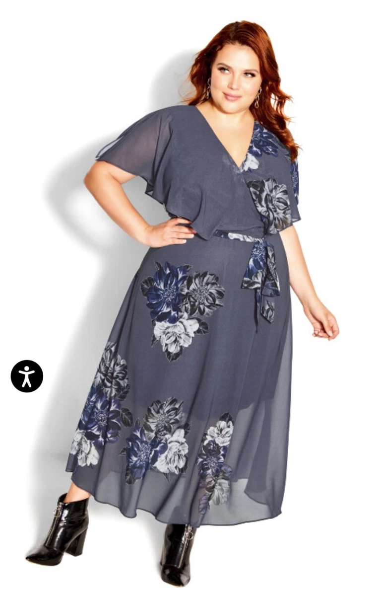 Gray Plus Size Dresses for Women for sale | eBay Gray Plus Size Dresses for Women for sale | eBay