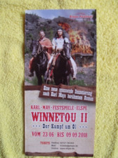 Prospekt Karl May Gry Elspe 2018 Winnetou2 Kai Noll RTL Unter Uns