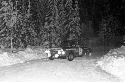 Harry Kallstrom Claes Billstam Lancia Fulvia 16 Coupe HF Swedish R- Old Photo 2
