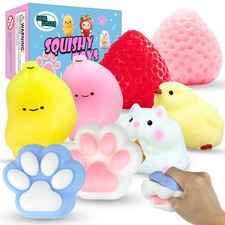 8 Pcs Taba Squishy Pack - Fidget Box big, Multicolor