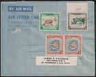 NEW ZEALAND, NIUE, KGVI 1950 PICTORIAL DEFINITIVES, AIR MAIL FIRST DAY COVER.