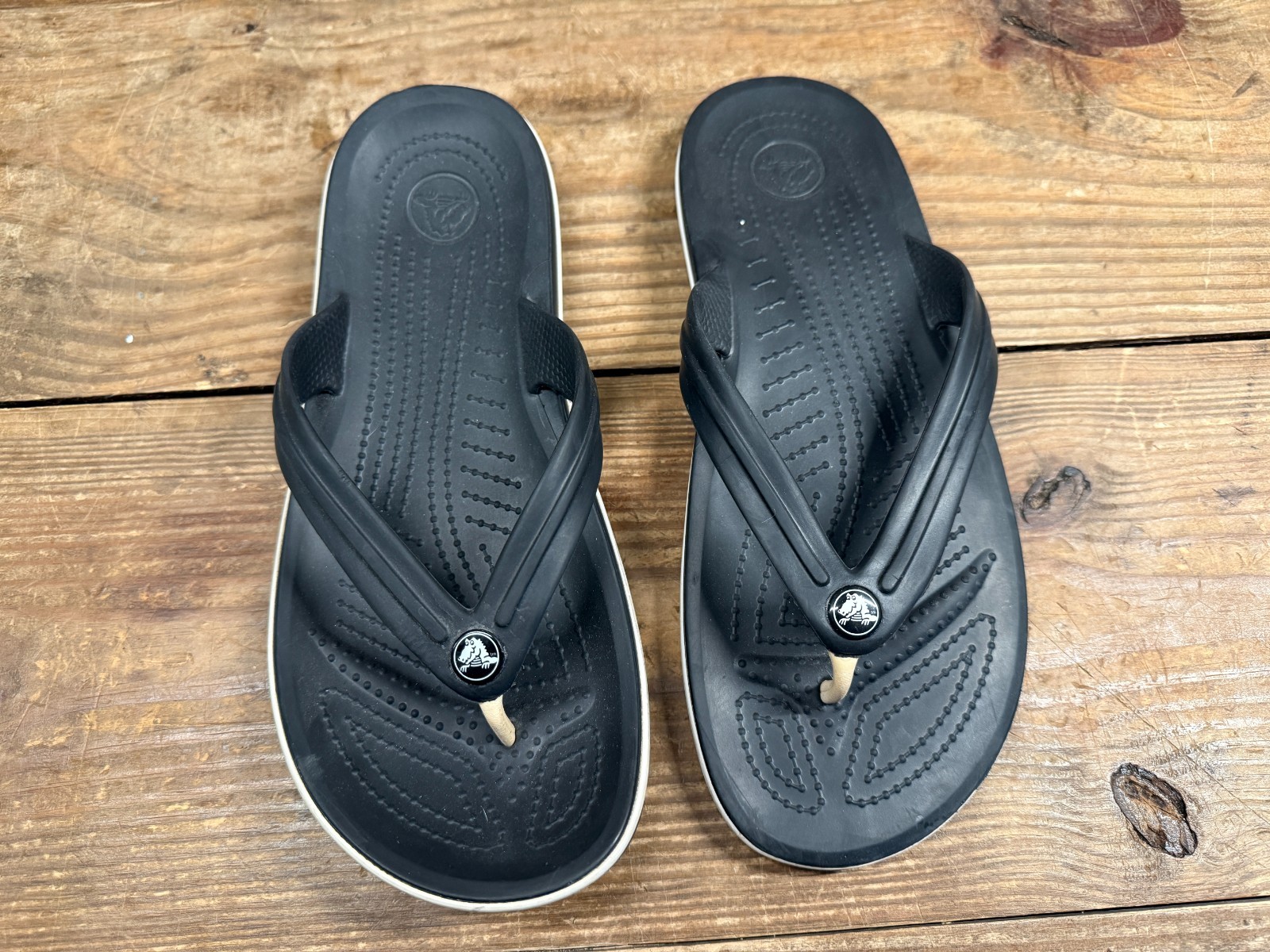 Under Armour UA Atlantic Dune Flip Flops Women Size 10 + Used UA Pair and Crocs thumbnail 8