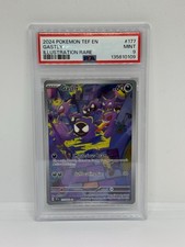 Pokémon TCG Gastly #177 SV05 Temporal Forces Illustration Rare PSA 9