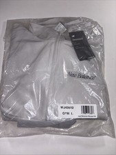 New Balance Women  s Lightweight Woven Jacket Color: Grey Matter Size: L NEW 