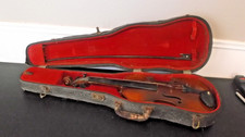 Vintage Antonius Stradivarius Cremonensis Faciebat Anno 1716 Violin, Case Bow