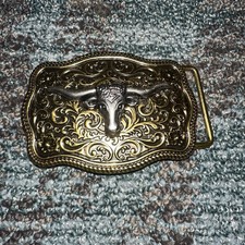 Longhorn Belt Buckle