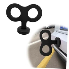 3D Wind Up Key Sticker, Cute Rolling Key for Car Decoration, Auto Black