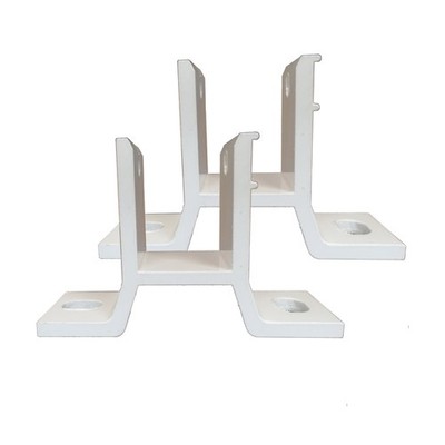 Wall Mounting White Brackets for Retractable Awnings Lot of 2