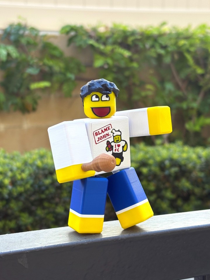 [3D Printed] Roblox Forsaken Shedletsky minifigure | eBay