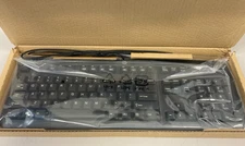 New HP 672647-003 KU-1156 Wired Standard USB Desktop Keyboard - Black