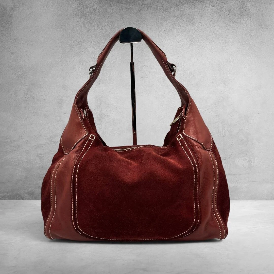 Tod's Suede Exterior Bags & Handbags for Women for sale | eBay