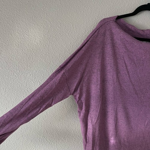 Slouchy Dolman Long Sleeve Hacci Knit Boat Neck Relaxed Women Sweater Blouse 3X - Picture 5 of 8