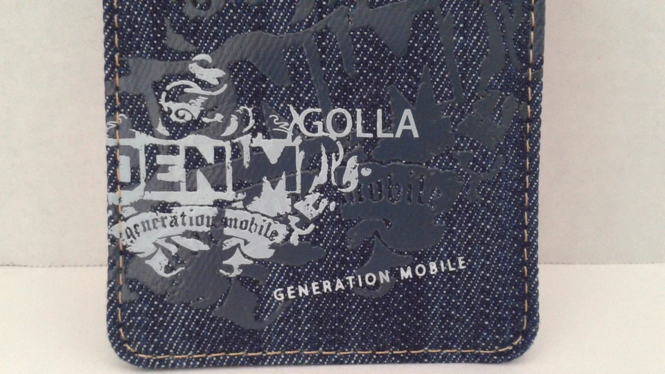 Golla G1072 Remache Denim Universal Teléfono Inteligente Bolsillo Bolsa Manga Azul Oscuro Foto 3 de 4