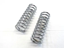 10" Tall Coil Over Shock Springs, ID: 2.5", Rate: 180lb, Chrome C21602C