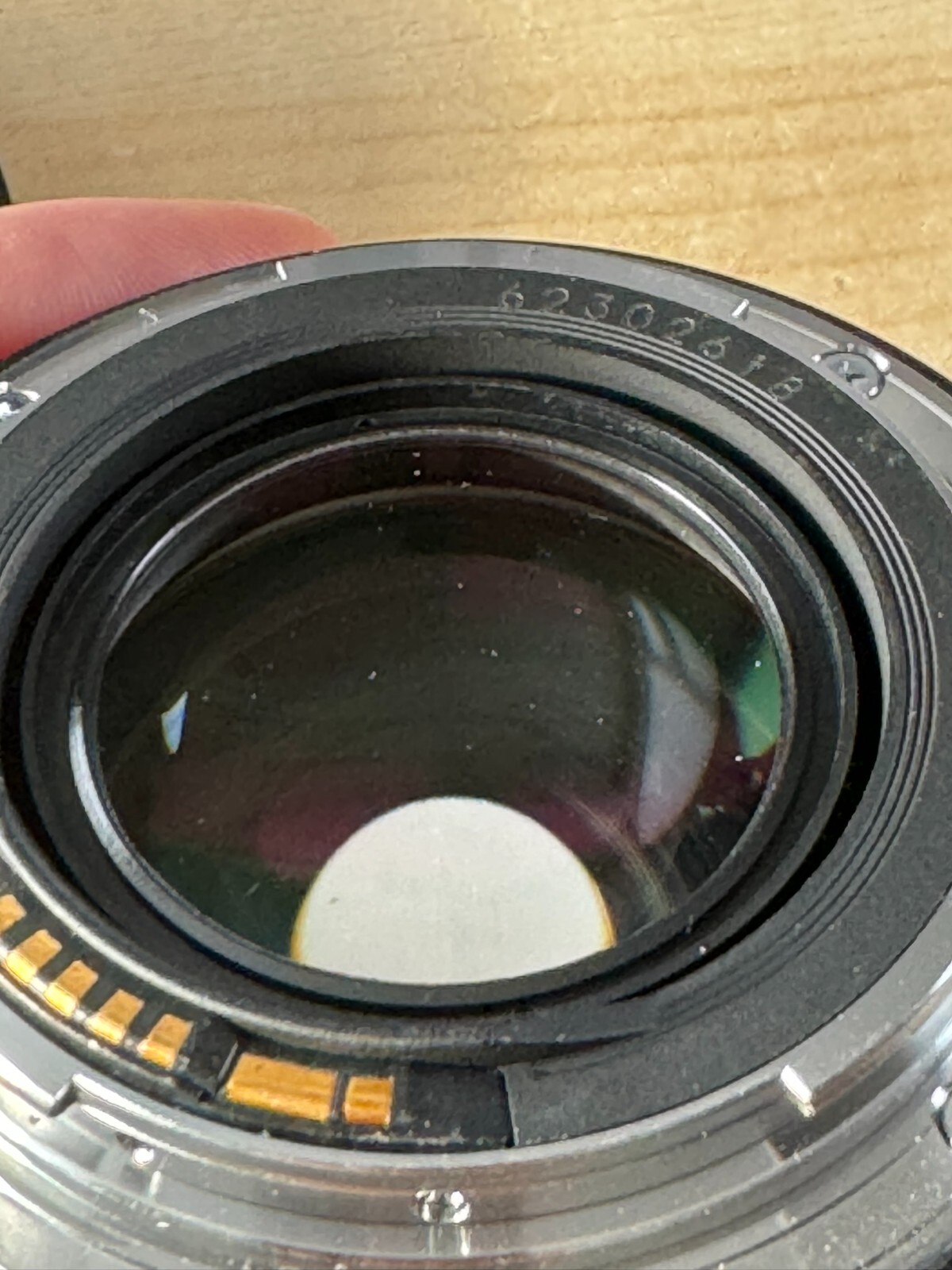 Canon EF 50 mm F/1.4 EF USM with lens hood, skylight and polarising