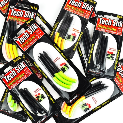 FIN TECH Stik Rattle Snag Free Slip Sinker Adjustable Stops Carolina Rig - PICK - Picture 2 of 19