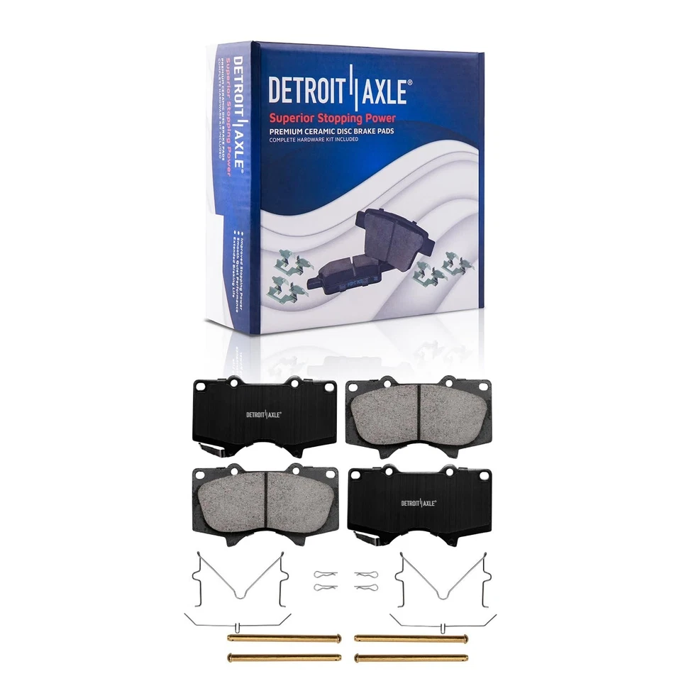 Kit de pastillas de freno de cerámica con rotores delanteros de 12,56"" para Toyota 4Runner Tacoma FJ Cruiser Foto 4 de 4