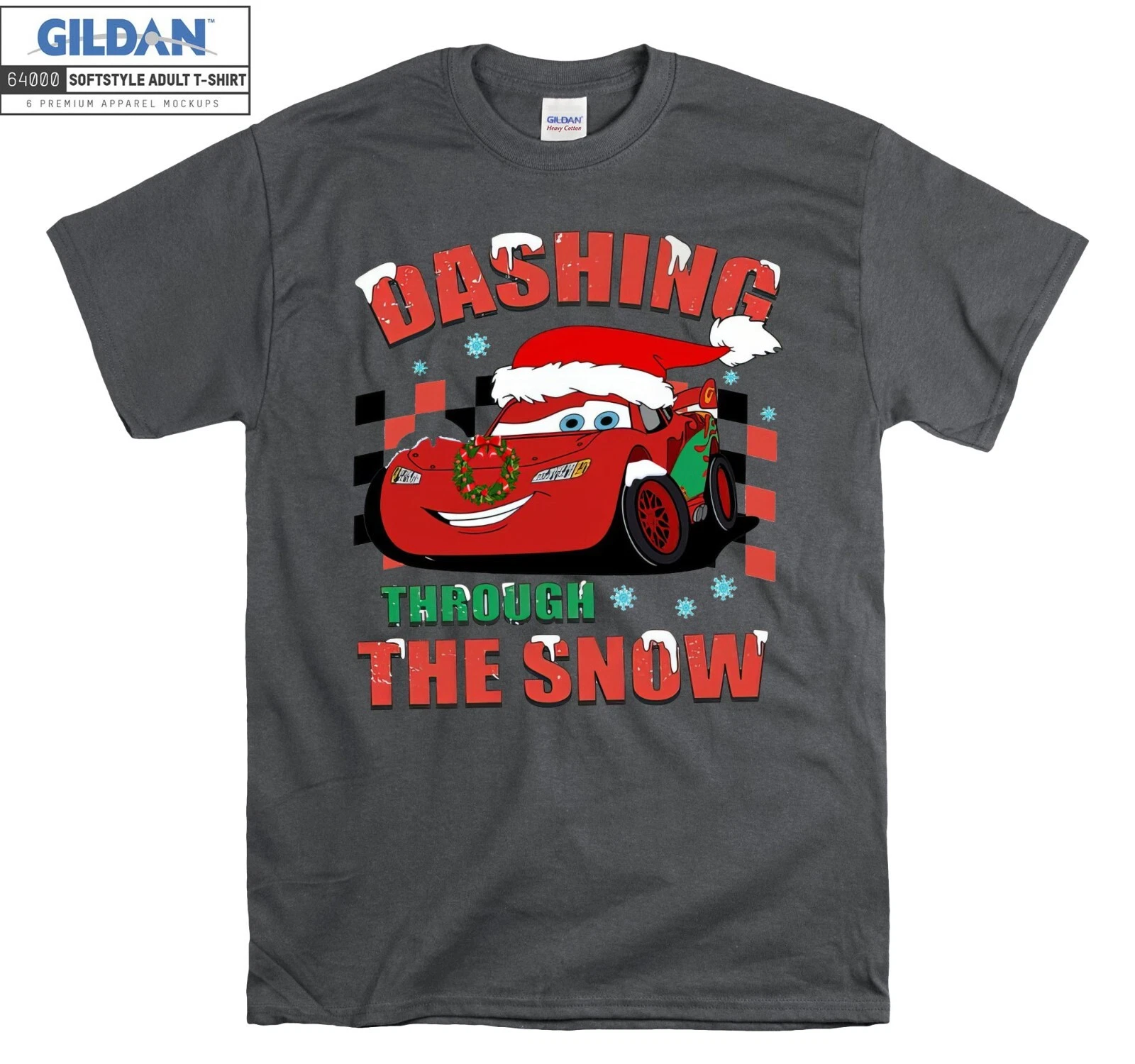 ALEXANDER MCQUEEN Felpa con cappuccio Cars Lightning Mcqueen che sfreccia attraverso la maglietta uomo donna unisex AB230