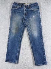 VINTAGE Lee Pants Adult 32 Blue Denim Jeans Regular Fit 100 Cotton Mens 30x27