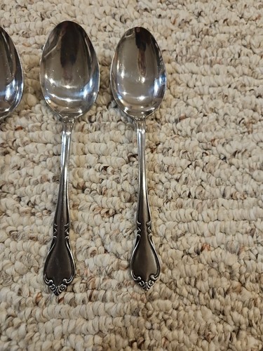 Vintage Stainless Japan Flatware Creon By AMC Set Of 4 Tablespoons - Picture 2 of 2